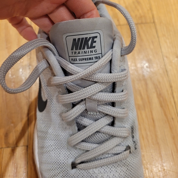 Gray Nike Flex Supreme TR5 trainers size 6 - Picture 5 of 6